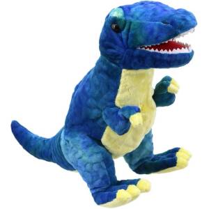 The Puppet Company - Кукла за театър Син T-Rex, серия Бебета динозаври, 35 см