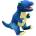 The Puppet Company - Кукла за театър Син T-Rex, серия Бебета динозаври, 35 см