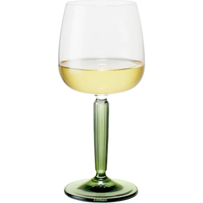 Kähler Чаша за бяло вино HAMMERSHOI, комплект 2 бр. , 350 мл, зелена, Kähler (KHL693074)
