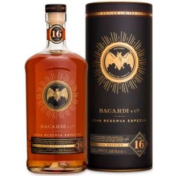 Bacardi Gran Reserva Especial Limited Edition Tmavý rum 16y 40% 1 l (tuba)