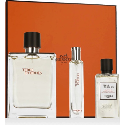 Hermès Terre d’Hermès HERMÈS Terre d’Hermès EDT 100 ml + HERMÈS Terre d’Hermès EDT 15 ml + HERMÈS Terre d’Hermès sprchový gél 40 ml