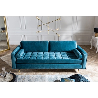 Bighome Sedačka VELVET 225 cm aqua