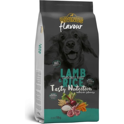 Divinus Flavor jahňacie s ryžou 18 kg