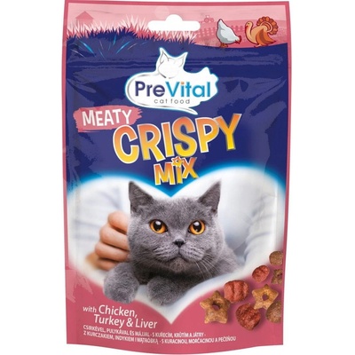 PreVital Snack mačka mäsový mix 8 x 60 g