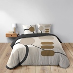 douceur d'intérieur Бежово двойно удължено памучно спално бельо 240x220 cm Santana - douceur d'intérieur (1645133)