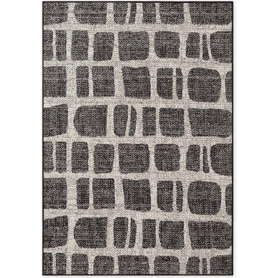 Ted Baker Черен/кремав килим за открито и закрито 160x230 cm Haringey Ruskin - Ted Baker (106383-160x230)