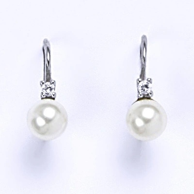 Čištín 162367137 se Swarovski bílou perlou NK 1243