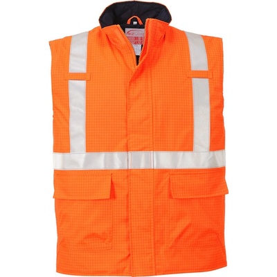 PortWest Vesta Bizflame Rain Hi-Vis Antistatic FR S776 zateplená reflexní oranžová