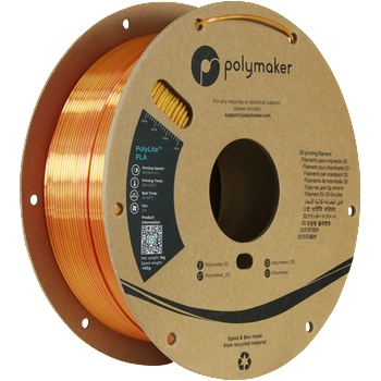 Polymaker PolyLite Dual Silk PLA Sunset Gold-Red - 1, 75 mm / 1000 g (PA03030)