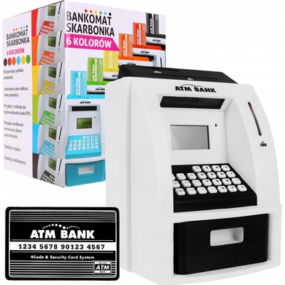 Pokladnička bankomat bankomatová karta PIN kód