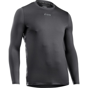 Northwave Фланелка с дълъг ръкав за колоездене Northwave Bomb Jersey Long Sleeve Cycling jersey - Black - размер XXL (056-3723-0116)