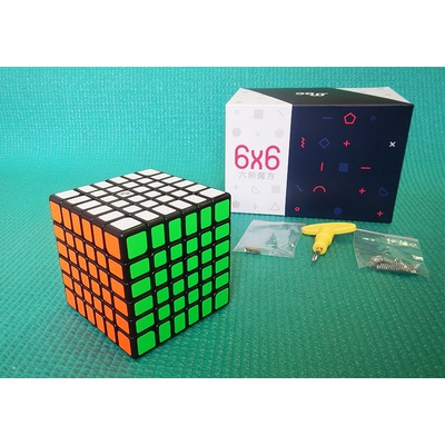 Rubikova kostka 6x6x6 YJ MGC Magnetic černá