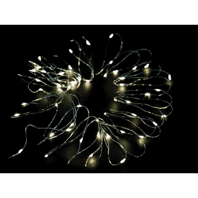 LED osvětlení na baterie / / světelný řetěz 790416 5m/50LED/3xAA bílá teplá