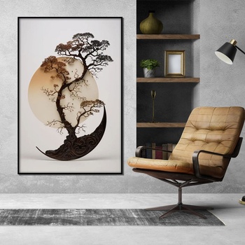 Image 1 of Decono Картина Дърво Бонзай