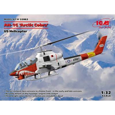 ICM AH-1G 'Arctic Cobra' US Helicopter 3x camo 48299 1:48