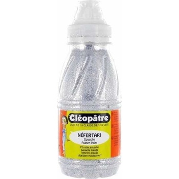 Cleopatre Třpytivý gel 250 ml Stříbrná