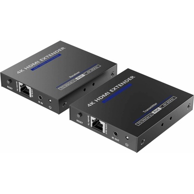 PremiumCord HDMI 2.0 extender Ultra HD 4kx2k@60Hz na 70m přes Cat6/Cat6A/Cat7 KHEXT70-7