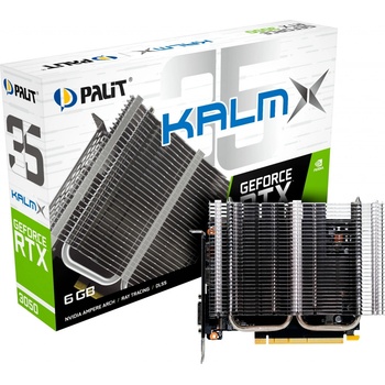 Palit GeForce RTX 3050 KalmX 6GB GDDR6 NE63050018JE-1070H