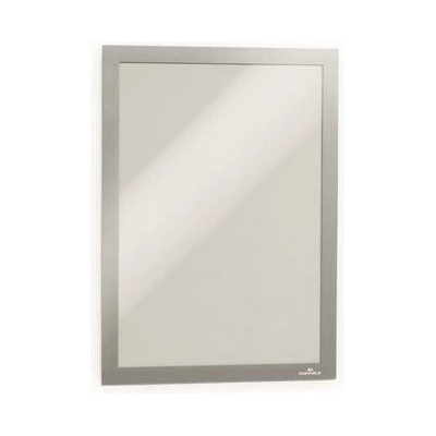 Informačný panel, A4, samolepiaci, DURABLE "DURAFRAME®", strieborná