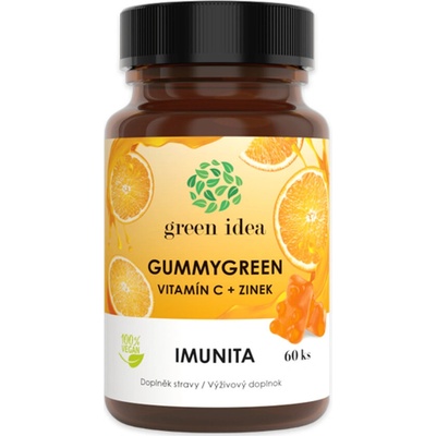 Green Idea Vitamín C + zinek Gummygreen 60 ks