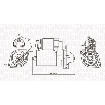 Startér MAGNETI MARELLI 063721412010