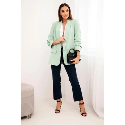 Kesi Bunda 9709 s elegantnou klopou Zelená