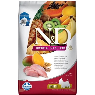 N&D TROPICAL SELECTION AG adult Mini kuře 5 kg