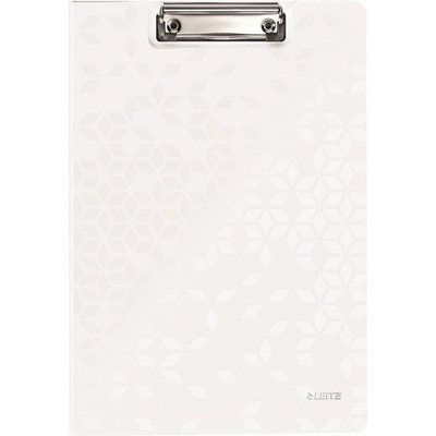 Leitz Wow A4 podložka psací dvojitá s klipem bílá