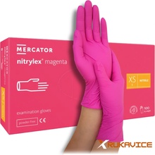 Mercator Medical Nitrylex Magenta Nitrilové rukavice magenta 100 ks