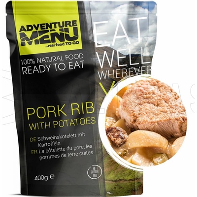 Adventure Menu vepřové žebírko s bramborem 400 g – Zboží Dáma