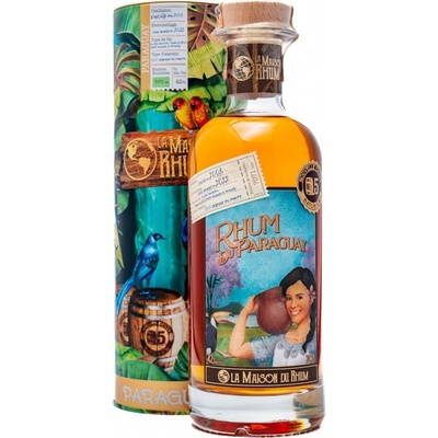 La Maison du Rhum Paraguay Fortin 2008 Batch N°5 42% 0,7 l (tuba)