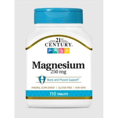 21st Century Magnesium 250mg - Магнезий | 110 tabs (9173)