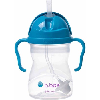 B.box hrneček s brčkem kobaltově modrý 240 ml