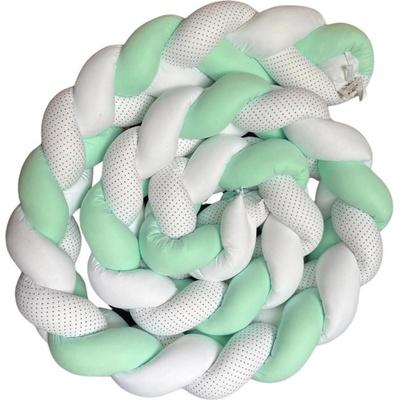 Blossom Bay Обиколник Blossom Bay - 330 cm, мента с тъмносини точици (ob-3-L-9-32-1)