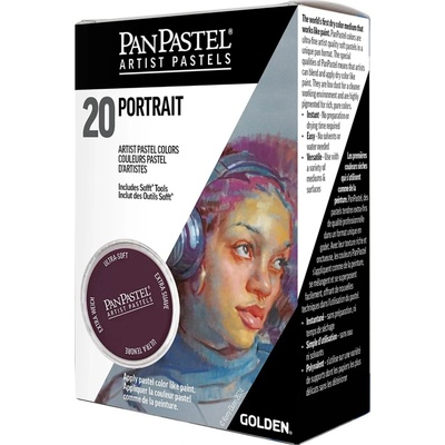 PanPastel súprava suchých pastelov portrét 20 ks