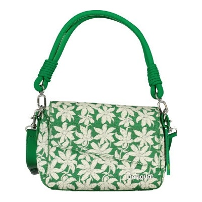 Desigual Stylová dámská kabelka 23.0X17.0X10.0cm zelená