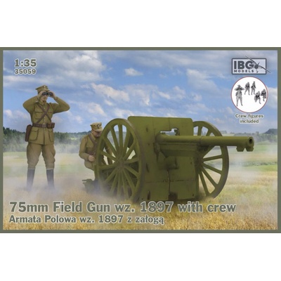 IBG Models 75mm Field Gun wz. 1897 w/ Crew 1:35