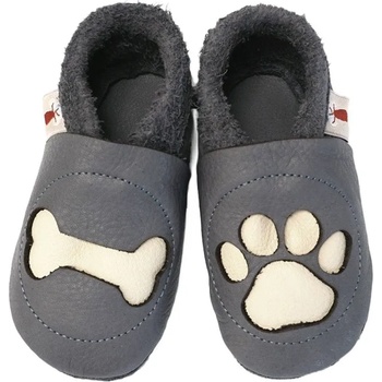 Baobaby Бебешки обувки Baobaby - Classics, Paw grey, размер M (BBCL214-M)