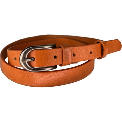 Penny Belts kožený opasek 20-186-08 oranžový