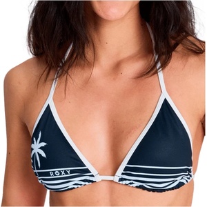 Roxy Дамско бикини горнище Roxy Women's The Retro Essentials Tiki Tri Bikini top - Anthracite - размер XXL (150-6370-0116)