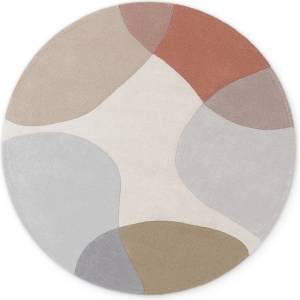 Ted Baker Бежов ръчно изработен вълнен кръгъл килим ø 200 cm Hackney Clarissa - Ted Baker (106356-200)