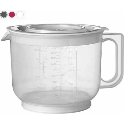 mísa 2,0l s výlevkou, odměrka+víko, plast
