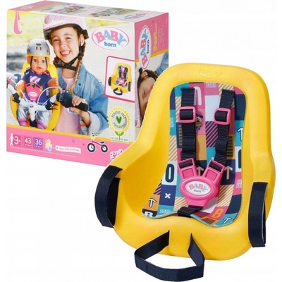 Zapf Creation BABY BORN Cyklo sedačka na kolo žlutá pro panenku miminko plast