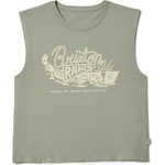 Brixton Дамски потник с широка презрамка Brixton Women's Brixton Ranch Muscle Tank Tank top - Sage Green - размер XL (916-5600-0115)