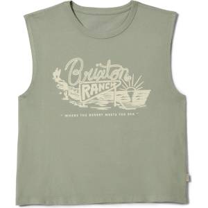 Brixton Дамски потник с широка презрамка Brixton Women's Brixton Ranch Muscle Tank Tank top - Sage Green - размер XL (916-5600-0115)
