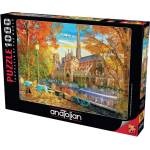Anatolian Пъзел Anatolian от 1000 части - Нотр Дам през есента (P1176)