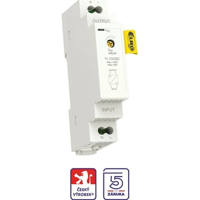 Spínaný stabilizovaný napájecí zdroj PS1M-15/12V ELKO EP 8595188180474