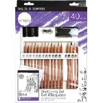 Daler Rowney Simply Sketching Pencils Ком лект художествени моливи 40 бр (644500410)