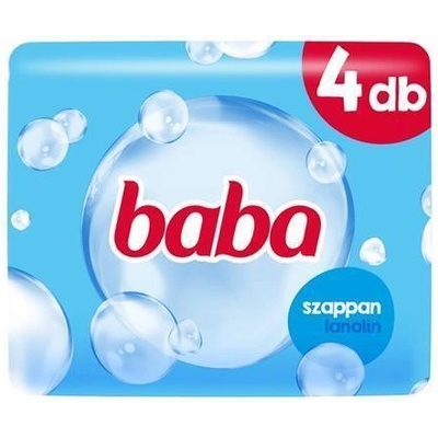 Baba mýdlo s lanolinem 4 x 90 g