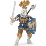 Papo Blue knight with eagle crested